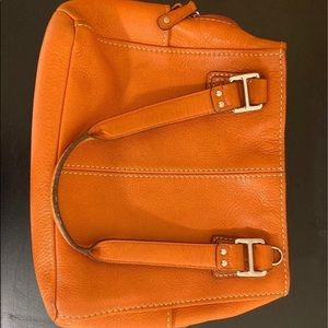 Fossil vintage orange purse
